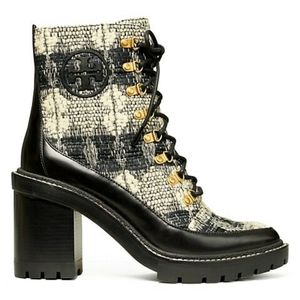 Tory Burch Miller 95 MM Lug Sole Boucle Hiking Boots *SOLD OUT*